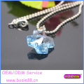 Perlenkette glitzernden blauen Stern Edelsteine ​​Crystal Necklace14114